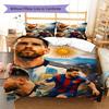Argentina National Football Team Pattern Bedding,Quilt Set Quilt Cover Pillowcase Home Birthday Gift(1 * duvet cover + 2 * pillowcase, without core)