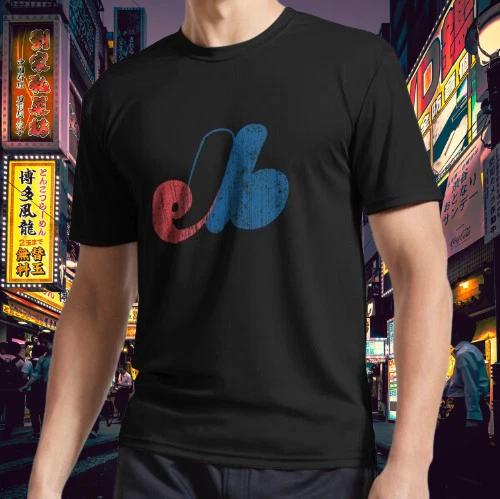 Montreal Expos - Vintage Active Logo T-Shirt Funny Size S to 5XL XL