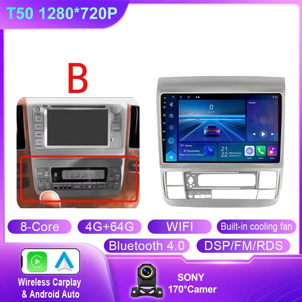 Android Car For Toyota Alphard 1 H10 2002 2003 2004 2005 2006 2007 2008 Car Radio Multimedia Player Head Unit Navigation GPS TB