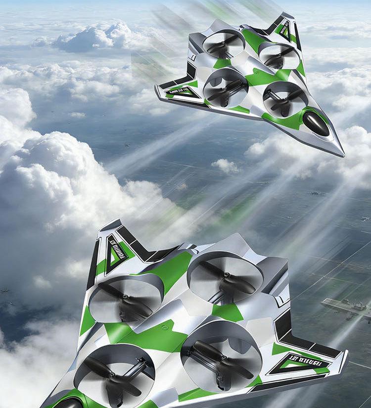 Sixth-Gen Remote Control Foam Stunt Plane - Boys' Fighter Aircraft Drone Toy