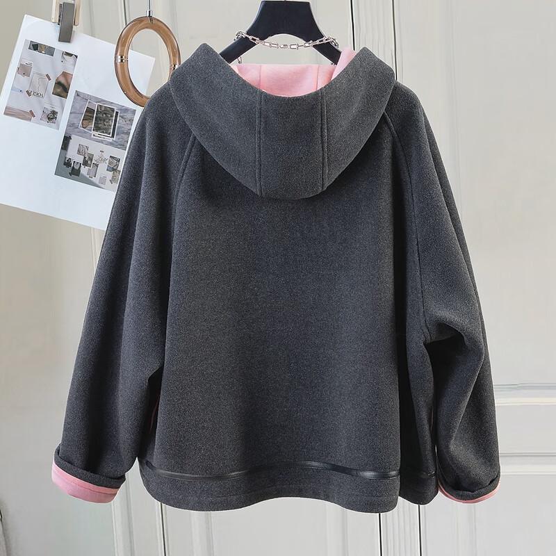 Sybelles Women's Color-Block Hooded Sweatshirt