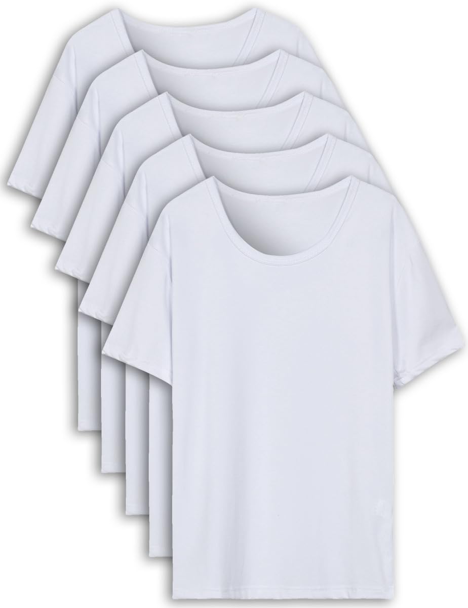 

Короткий экипаж [Баллот] Мужские майки, Рукав, Шея, 5 штук (JP, Алфавит, M, Белый) белый