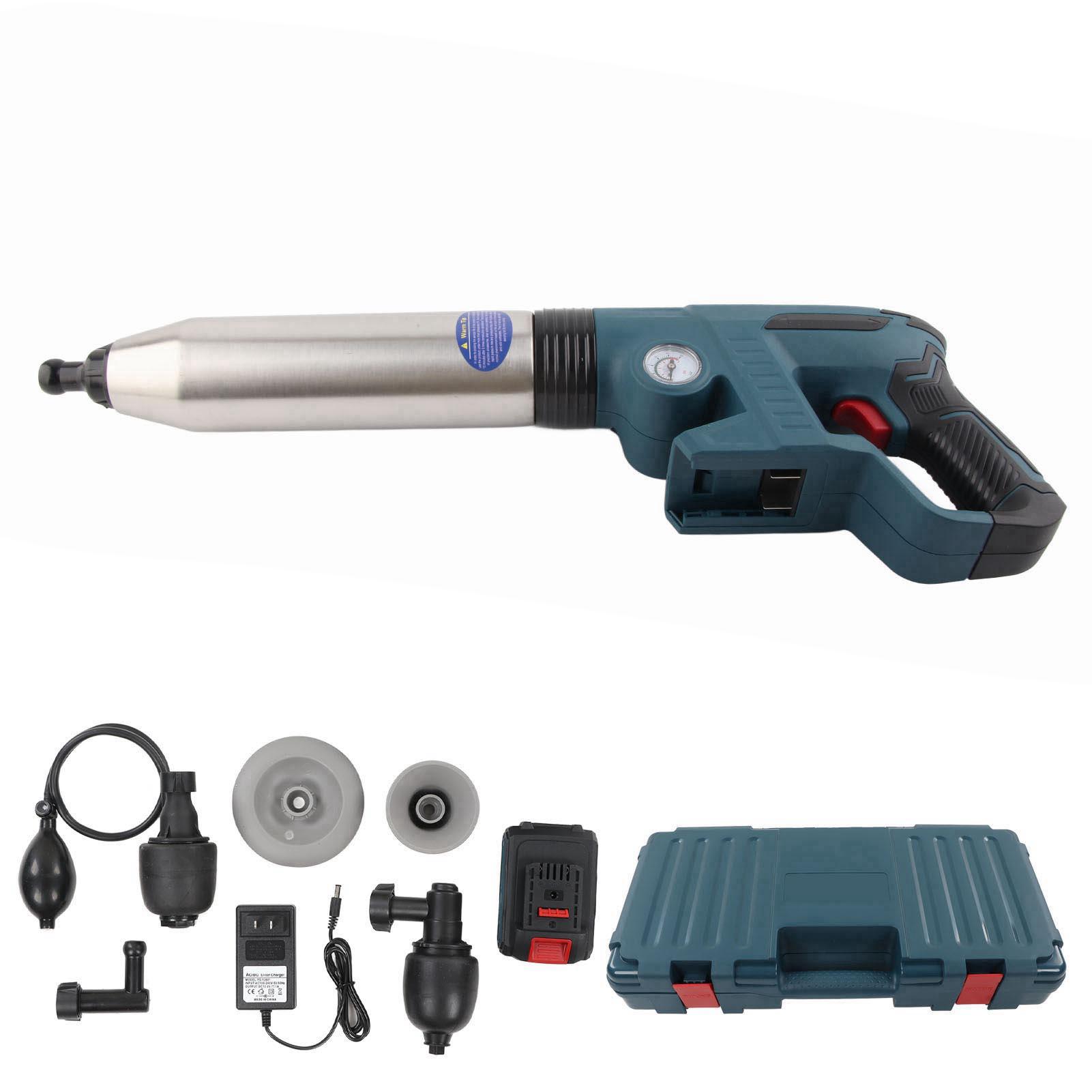 

Трубоочиститель для туалета, плунжерный земснаряд для туалета, 2000 мАч литиевая батарея, высокое давление, мощный электрический трубоочиститель