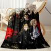 Jujutsu Kaisen Artwork Blankets Are Suitable for Living Rooms,making Them an Ideal Choice for Outdoor Travel and Gifts.