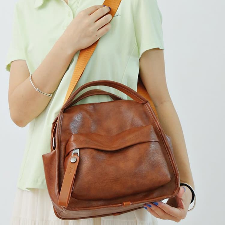 Retro Casual Portable Crossbody Small Backpack