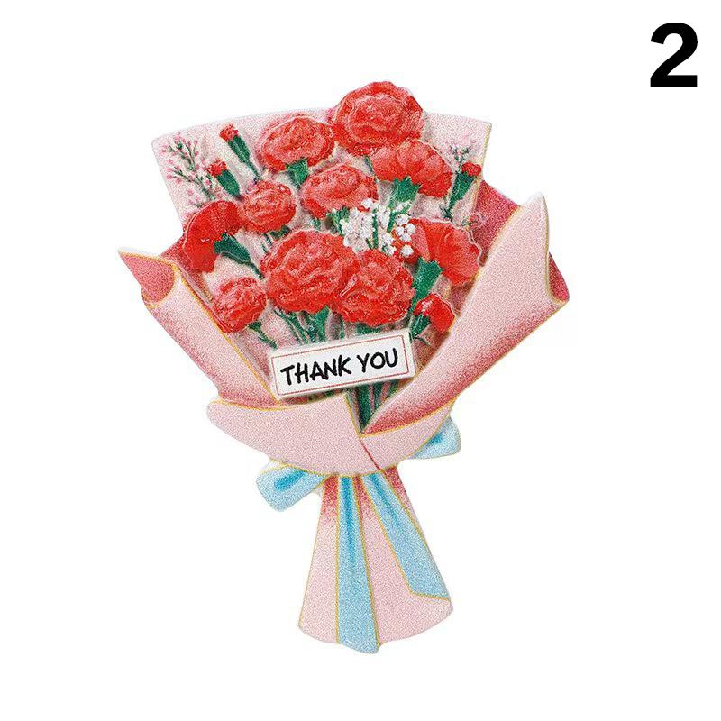 Sunflower Rose Bouquet Car Vent Aromatherapy Diffuser Plaster Floral Air Freshener Ornament Car Aromatherapy Accessories 2