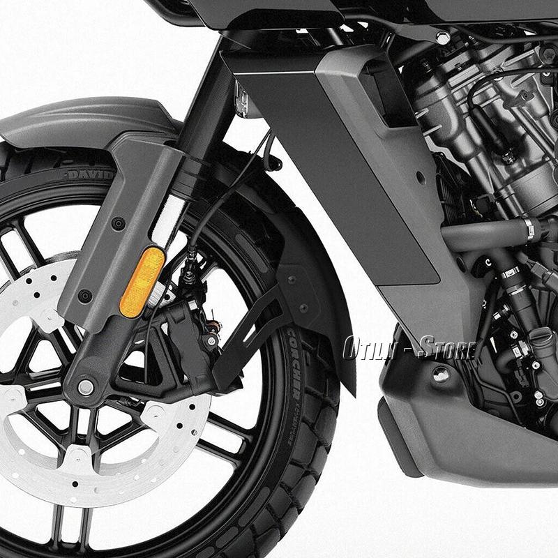 New Motorcycle Extended 265mm Mudguard ABS Mud Guard Kit Front Fender For Pan America 1250 Special PA1250 S PA1250S 2021-2024