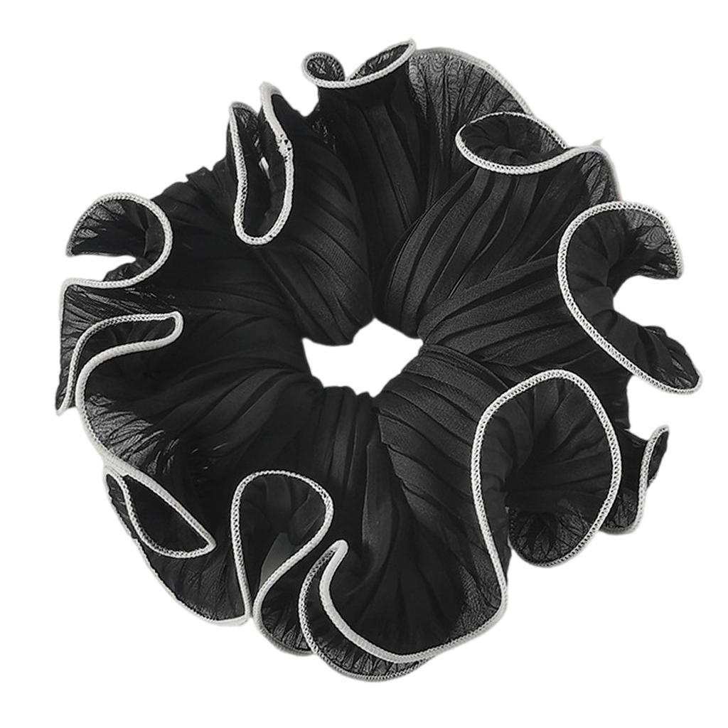Ruched Hair Scrunchies Thick Oversized Hair Scrunchy Elegant Hair Rope Scrunchy Women Ponytail Holder