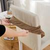 Jacquard Stretch Elastisk Spisestol Setetrekk Smussavvisende Universalt Avtakbart Vaskbart Stolsete Putetrekk Slipcover