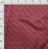 oneOone Cotton Flex Carmine Red Fabric Ethnic Bandhani Fabric For Sewing Printed Craft Fabric By The Yard 40 Inch