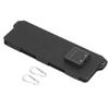 14W 5V ETFE Solar Panel Foldable Outdoor Charging Panel Dual USB Output IPX6 Black
