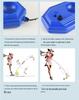 Tennis Training Rebounder Set with Single Racket for Beginners