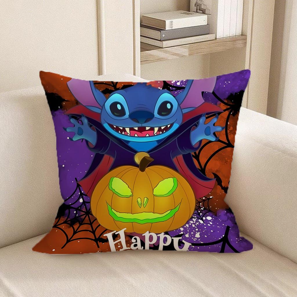 Spooky Stitch and Friends Halloween Pillowcases: Festive Fun for Your Home Sofa cushion cover, party decoration, gift