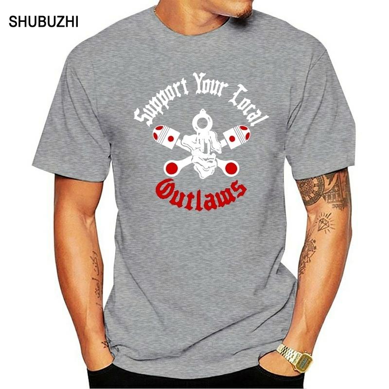

Outlaws Mc Sylo Логотип Поддержи Своих Местных Новая Футболка Все Размеры #az $ Футболка Подарок Больше Размеров И Цветов 4XL