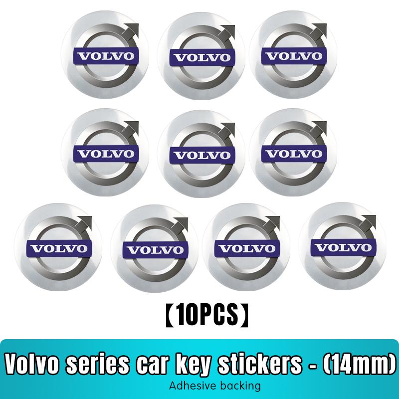 New 14mm Fob Car Logo Sticker for Car Remote Control Key For Volvo XC90 V90 V60 XC60 V40 S80 S60 S90 C40 XC40 V70 XC70 C30 C70