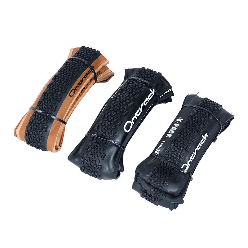 Ontrack Folding Gravel Bicycle Tire, Melon Tread, 700x38/40/45