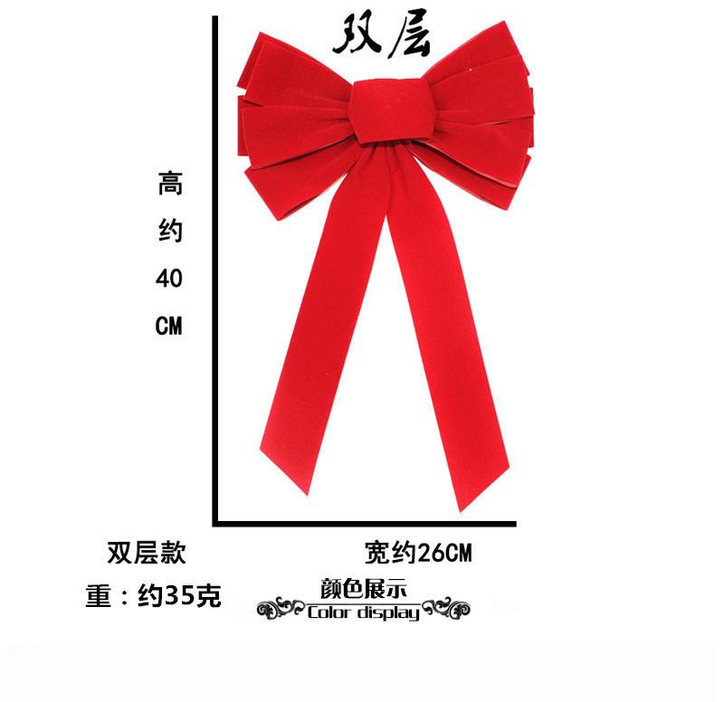 Festive Red Velvet Christmas Bow For Charming Holiday Decor And Seasonal Celebrations