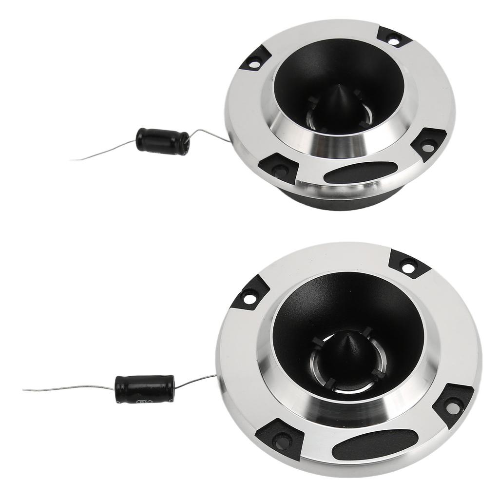2 Pcs Car Tweeter HIFI Sound Quality Sensitive Silver 150W Dome Tweeter for All Car Audio Systems