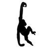 Black Banana Monkey Hook Rack - Metal Hanging Storage Organizer For Kitchen, Bathroom, Bedroom - Creative And Fun Gift For Animal And Fruit Lovers