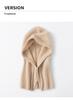 European & American Women's Winter Knitted Hooded Balaclava Beanie Scarf.