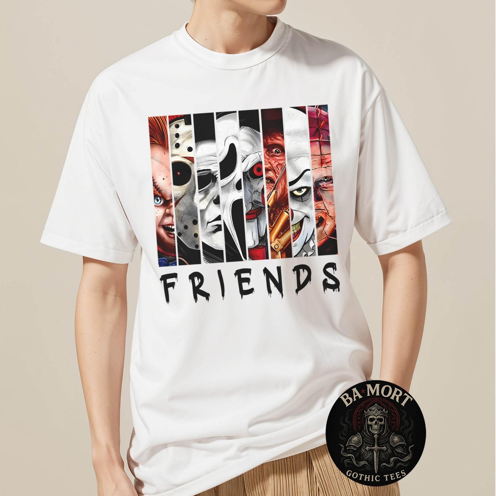 Horror Friends Silhouette T-Shirt S
