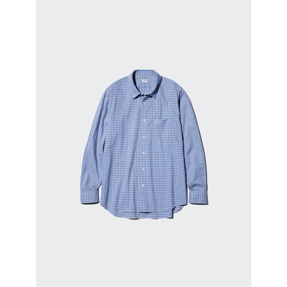 Uniqlo BroAdcloth Shirt  Long Sleeve RegulAr Color  Check A