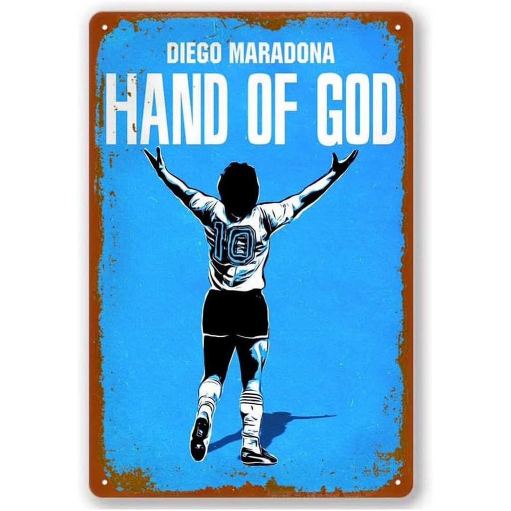 Argentina Metal Tin Sign Football Wall Decoration Plaque Vintage Art Poster Iron Painting for Man Cave Home Cafe Garden Club Bar