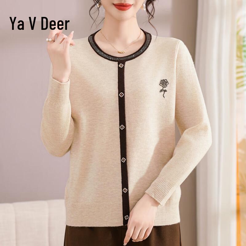 

Yalu 2025 Women s Autumn/Winter Knitted Long-Sleeve Top 2XL