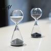 Sand Timer Decor Hourglass Ornaments 15 Min Timer Nordic Minimalist Office Desk Home Decor Artistic Glass Desktop Gift Stress Relief