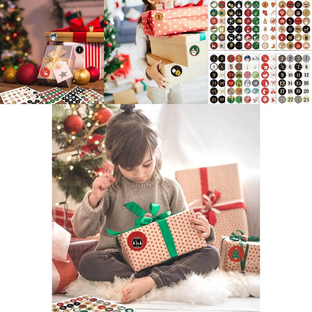 Cm2306005 Diy Christmas Advent Calendar With Colorful Stickers And Puzzle Pieces For Kids