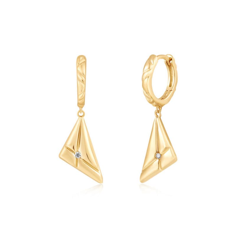 ANIA HAIE Triangle Kiss 925 Silver Drop Earrings E059-19G