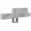 Wall mounted nightstand concrete grey 100 x 12 x 43.5 cm