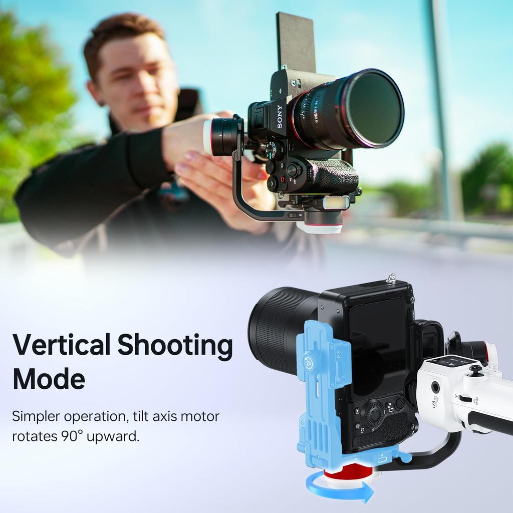 Flagship ZHIYUN CRANE M3S Gimbal Stabilizer for Mirrorless Action and Smartphones [Official Store] 3-Axis Cameras, GoPro, Cameras, (1-Year Warranty)