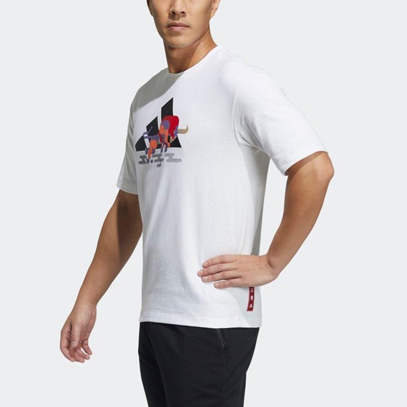 Adidas CNY Collection T Shirt Men's White GP1835
