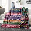 Mom'S Love Appreciation Blanket Warmthful Decor Great For Sofa Couch Office Bed Picnics Four Seasons Multipurpose Digital Print Birthday Christmas
