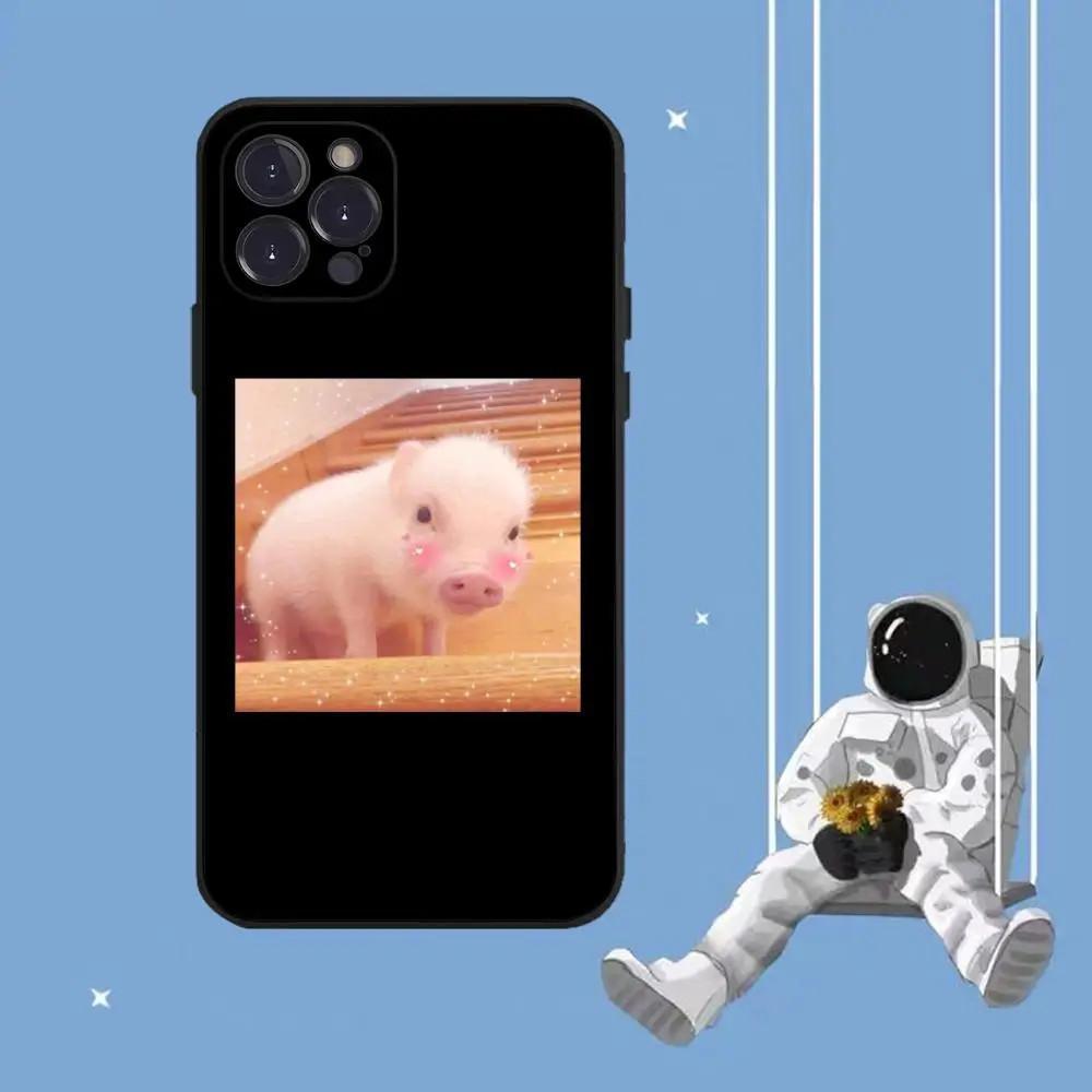 Husă Telefon Mobil Iphone15, Husă Telefon Mobil Drăguță cu Purceluș, Pictată Anti-Cădere Pentru Husă Telefon Mobil Anti-Cădere.