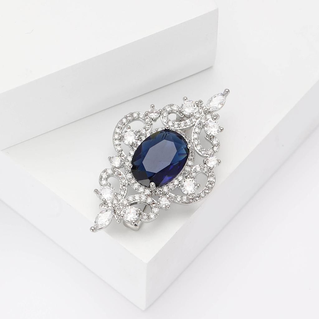 Amazon Hollow Zircon Court Style Brooch Simple Light Luxury Women'S Clothing Corsage Jewelry Pin