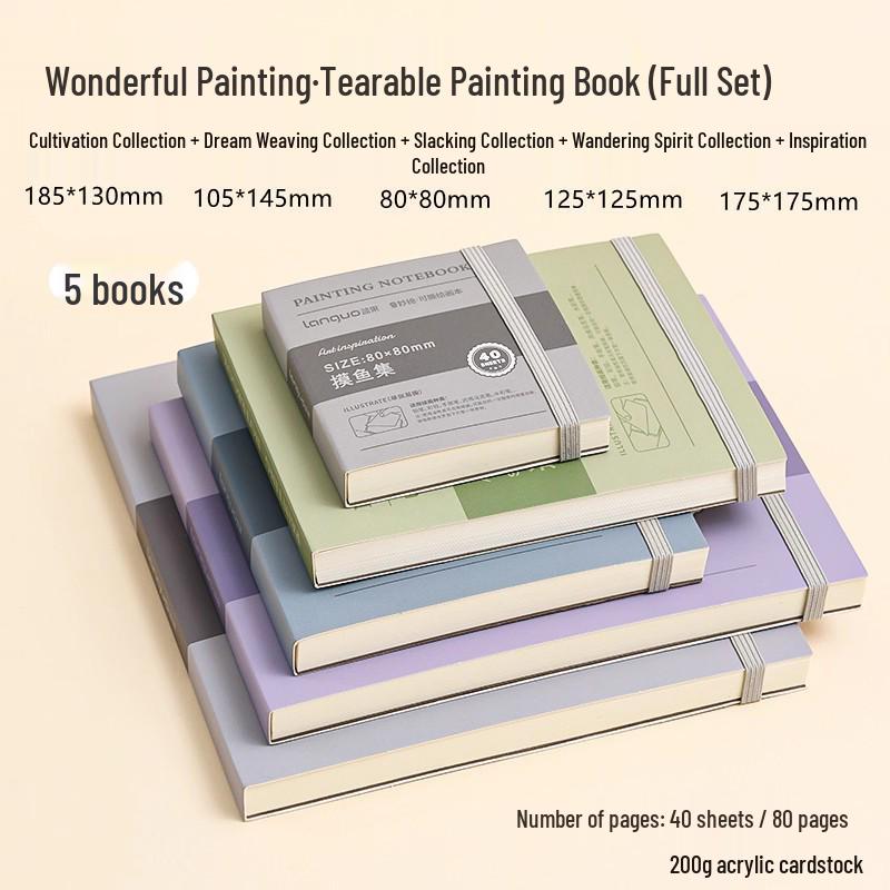 Wonderful Art Book: Mini Blank Doodle & Painting Sketchbook for Kids