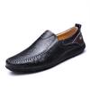 Men's Soft Sole Leather Slip-On British Style Driving Shoes, Big Size, Trendy & Versatile.