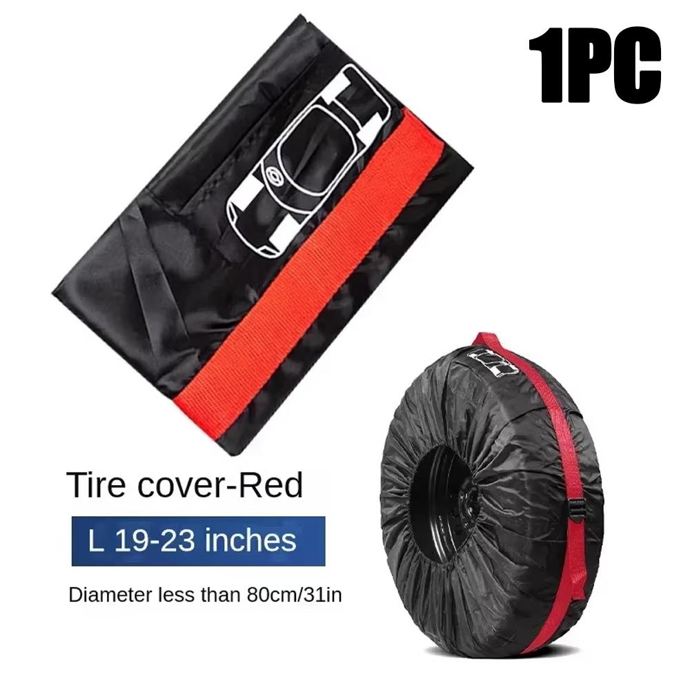 Universal Car Spare Tire Covers Case Auto Wheel Tires Storage Bags 210D Oxford Cloth Dust-proof Protector Car Tire Accessories