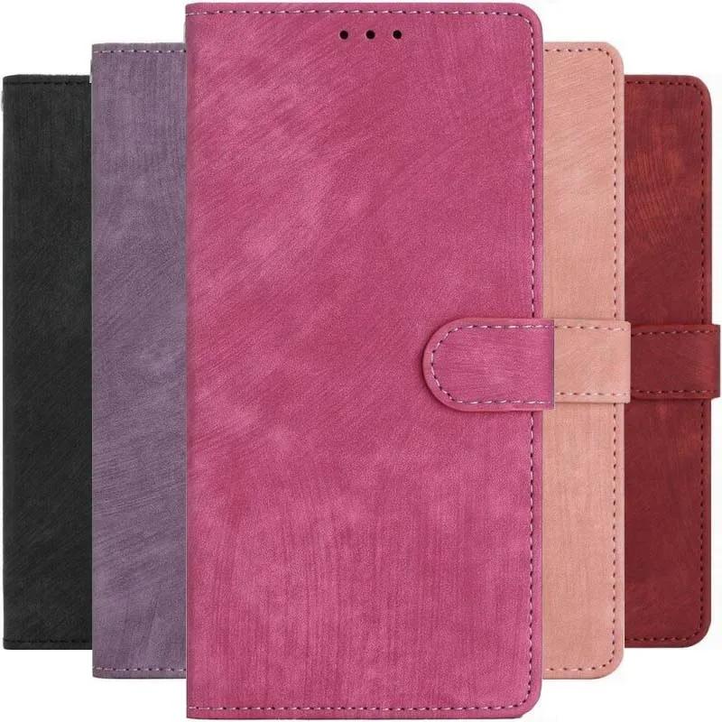 Protect Phone Case For Apple iPhone 16 15 14 13 12 11 Pro Mini Plus Max 7 8 SE 2020 Wallet Card Slots Simple Color Flip Cover
