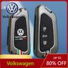qwe3For VW Metal Car Key Case Cover for Volkswagen VW GTD Magotan Golf 8 MK8 ID.3 ID.4 ID.6 Car Key Protection Shell Keyc
