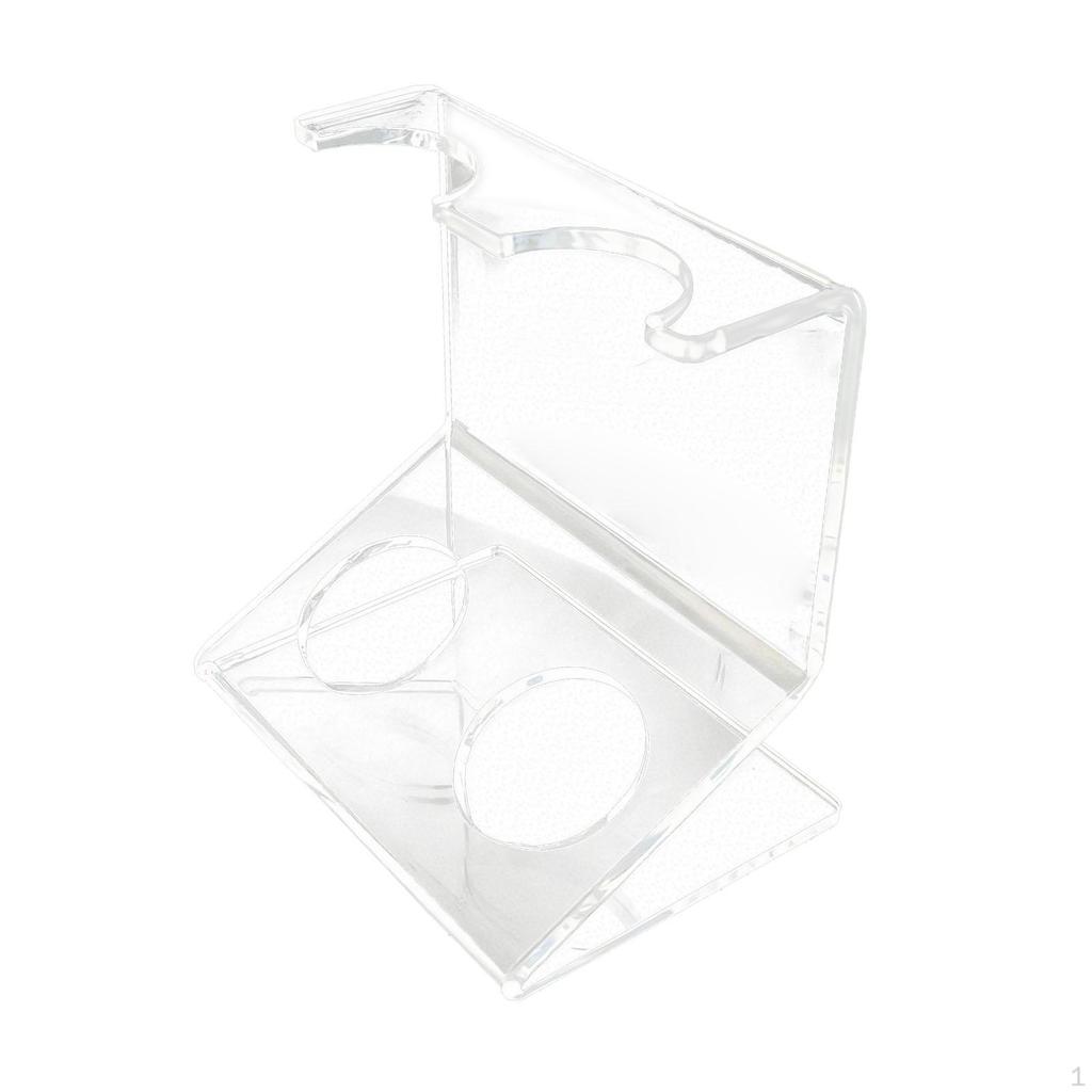 Acrylic Cutlery Holder Organizer Storage Utensil Stand Spoon Rest with for Clear And Neat