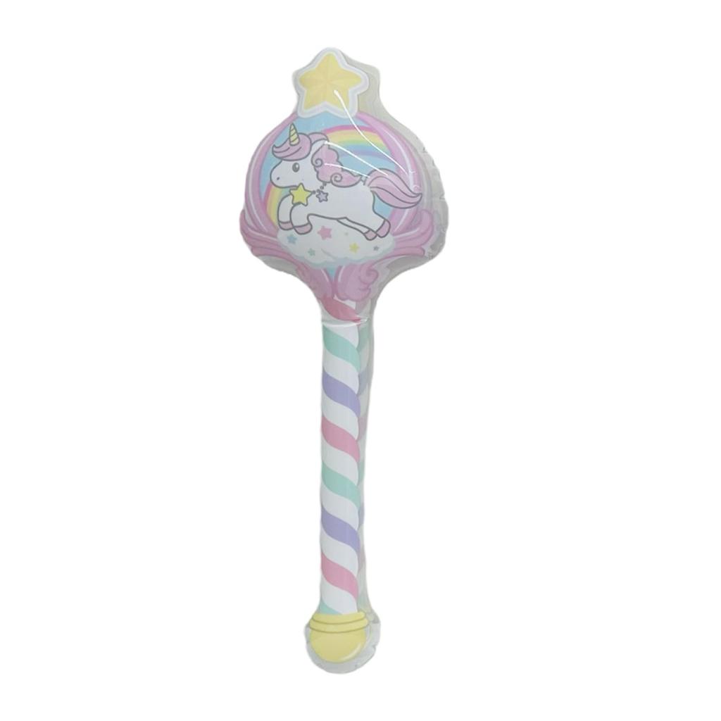 Tatsuya Unicorn Sticks Inflatable with Air 4 Colors X 3 Pieces (12 Pieces) [Festivals/Events/Children's parties/Street stalls/Fairs]