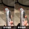 Kawaii KT Cat Makeup Mirror Phone Case Pura X Max Foldable Dual Hinge Shockproof TPU Cover With Chain