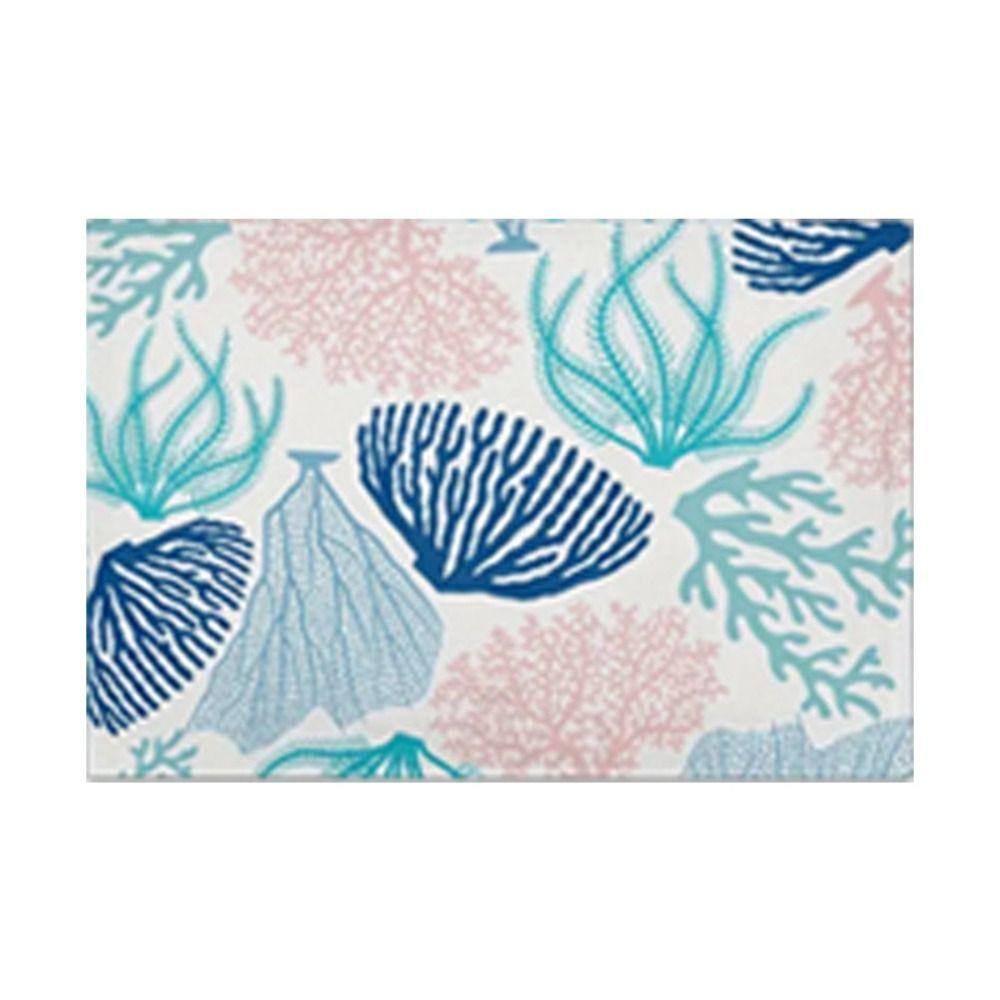 Heat Resistant Summer Beach Placemat Anti Slip Tableware Pad Dining Table Linen Placemat  Household