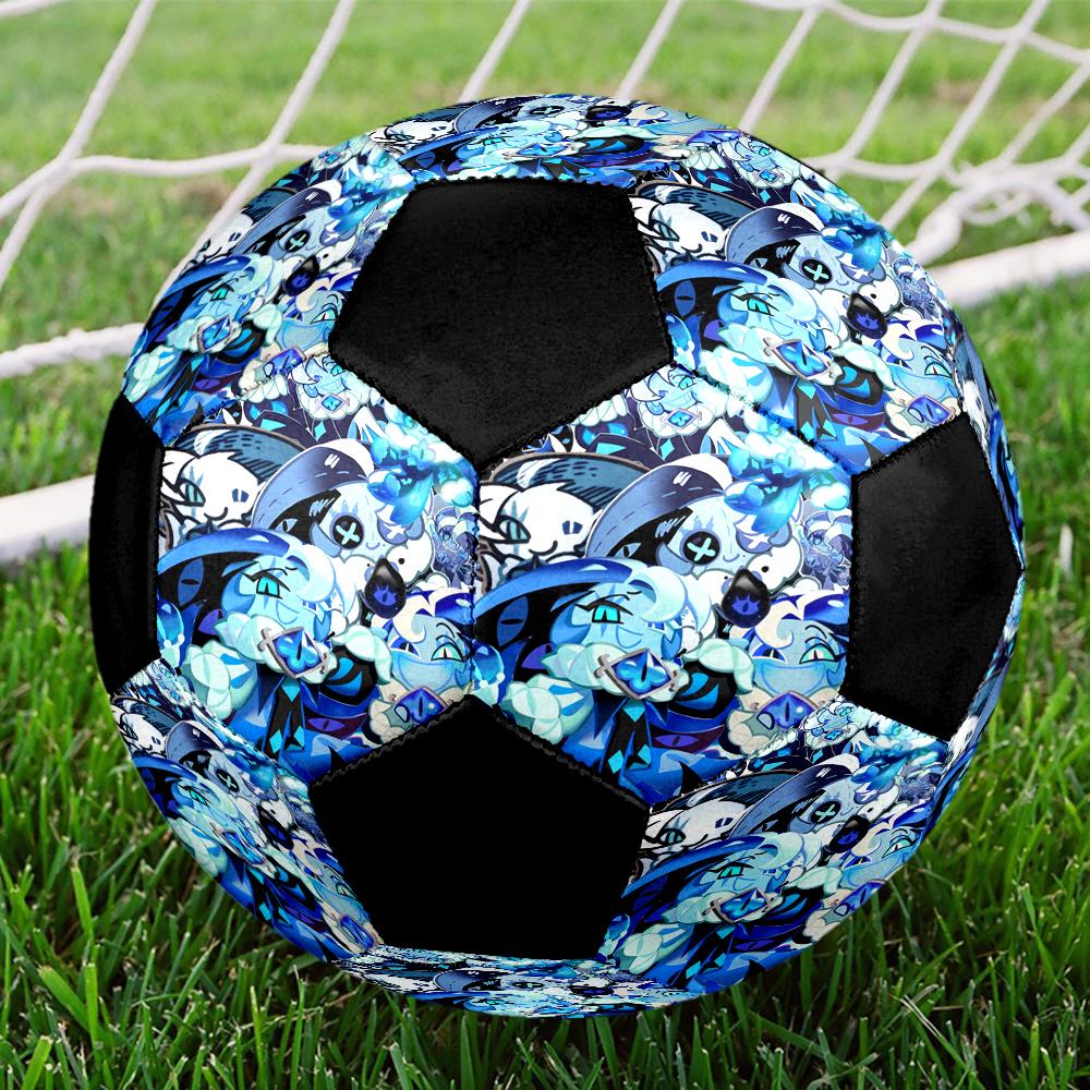 Shadow Milk Cookie Indoor Soccer Ball Colorful Machine Stitched PVC Size 5 Team Training Competition Ready Durable High-Bounce Cool Sports Gift