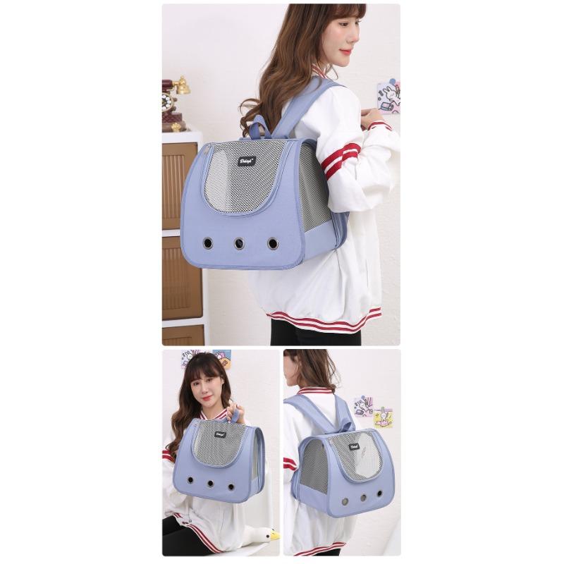 Cat Backpack Pet Backpack Small Dog Pet Supplies Lightweight Large Capacity Breathable Portable Cat Bag for Going Out