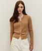 Camino Cable Knit Slit (Beige)