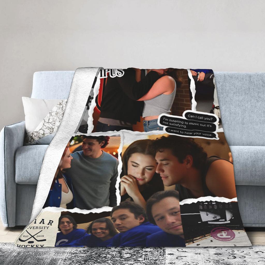 Off Campus Garrett Graham Flannel Blanket Winter Super Warm Throw Blanket for Child Living Room Funny Bedspread Sofa Bed Cover